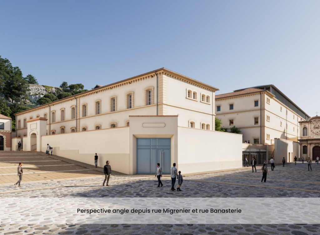 La Cour des Doms, Partie Sud à Avignon (84) – Loi Malraux