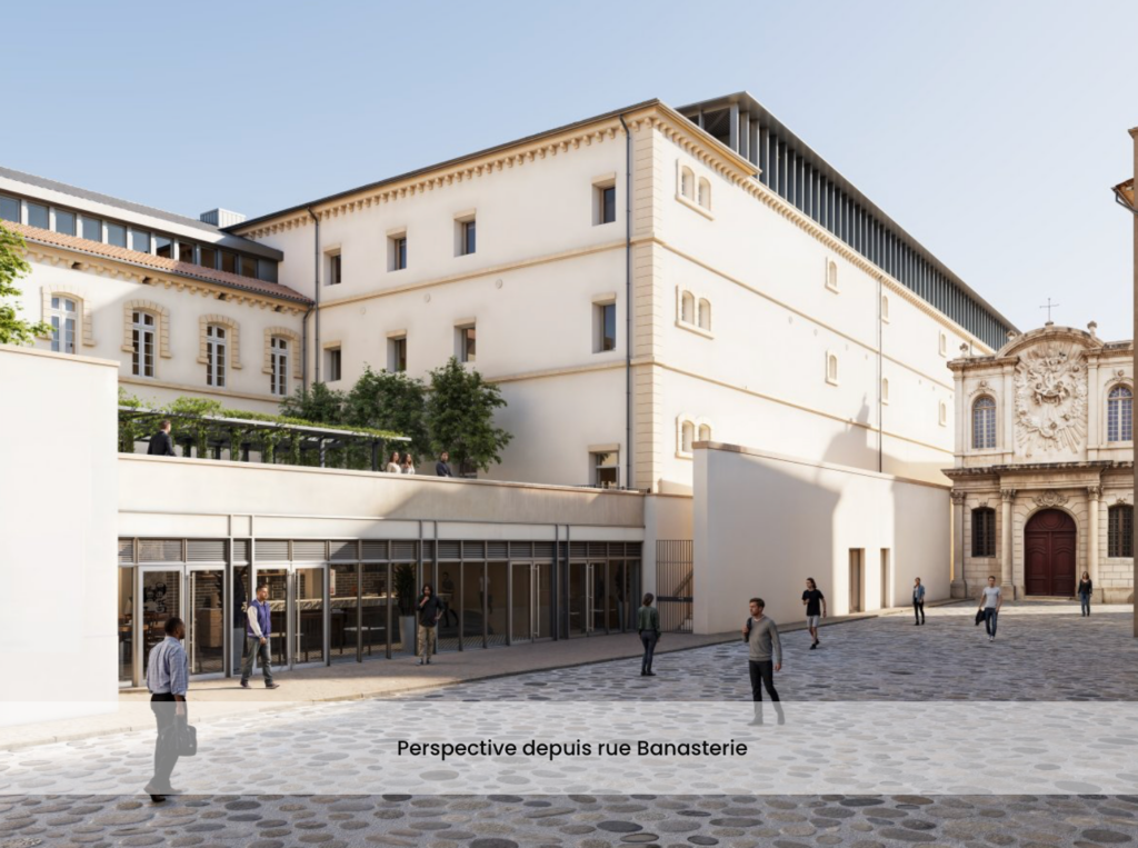 La Cour des Doms, Partie Sud à Avignon (84) – Loi Malraux